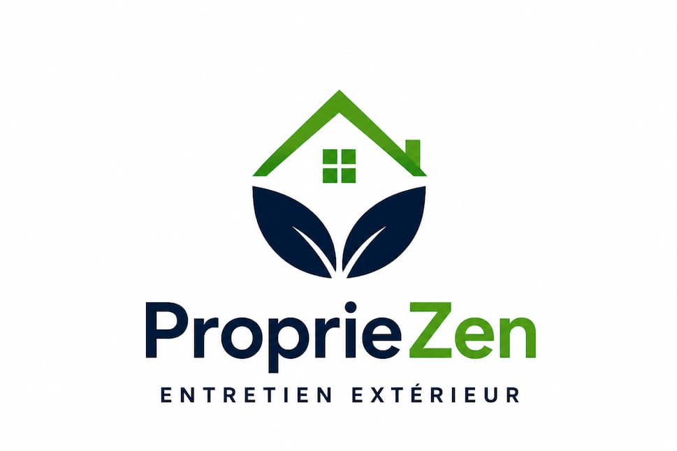 Logo de jardinage et entretien extérieur