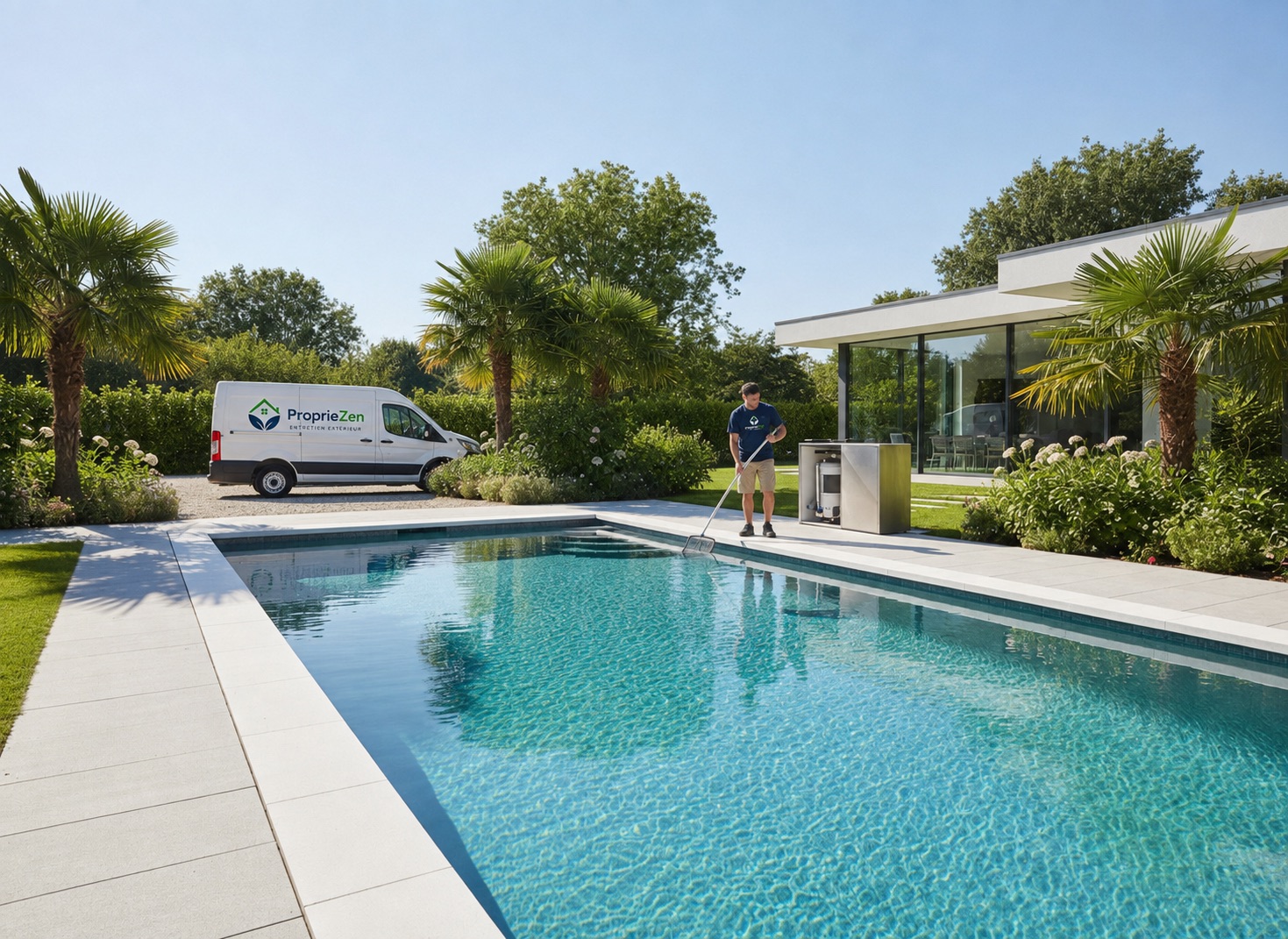 Votre piscine devrait être un plaisir, pas une corvée 1 Entretien de piscine extérieure propriezen services.